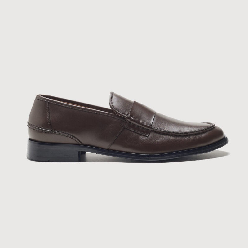 Sapato Mocassim Minimal Marrom