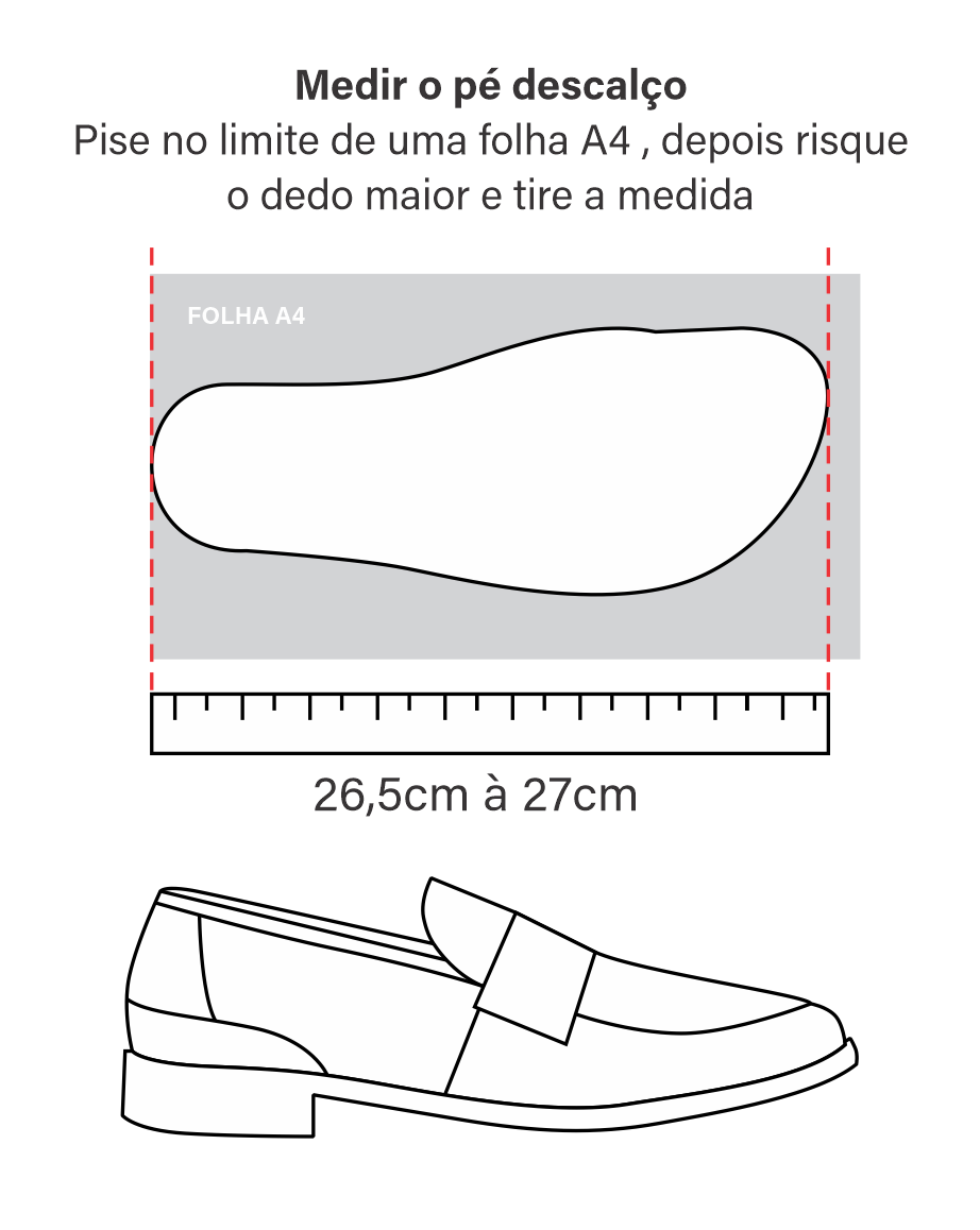 Tabela de Medidas - M- Parka Botes L Mescla