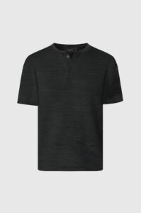 Camiseta Henley Tear Preta - P
