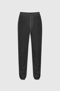Calça Jogger Moletom Preta - 38
