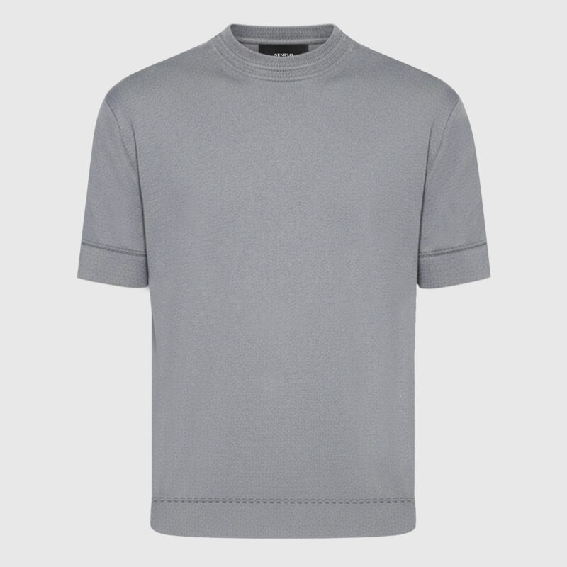 Camiseta Tricô Refine Cinza