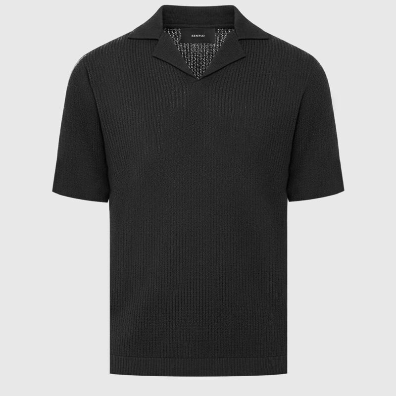 Polo Gola Cubana Heritage Preta